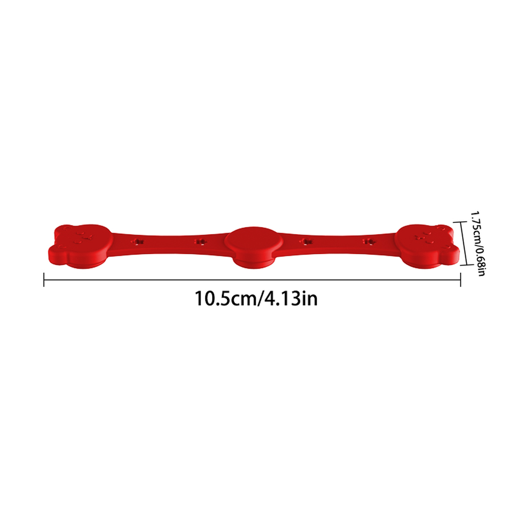 Kitchen Gadgets Air Fryer - 4 Stück Luftfritteusen-Einlagen-Magnetclip, Silikon-Schnalle für Pergamentpapierhalter,