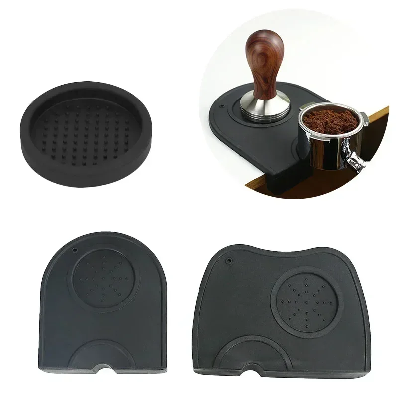 Kitchen Gadgets Website - Kaffeepulver-Pad, rutschfeste Silikon-Stampfstation, Espresso-Matte für Zuhause,