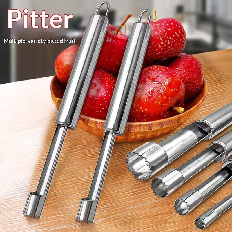 Kitchen Home Gadgets - 4-teiliges Obstentkerner-Set aus Edelstahl – Küchenhelfer