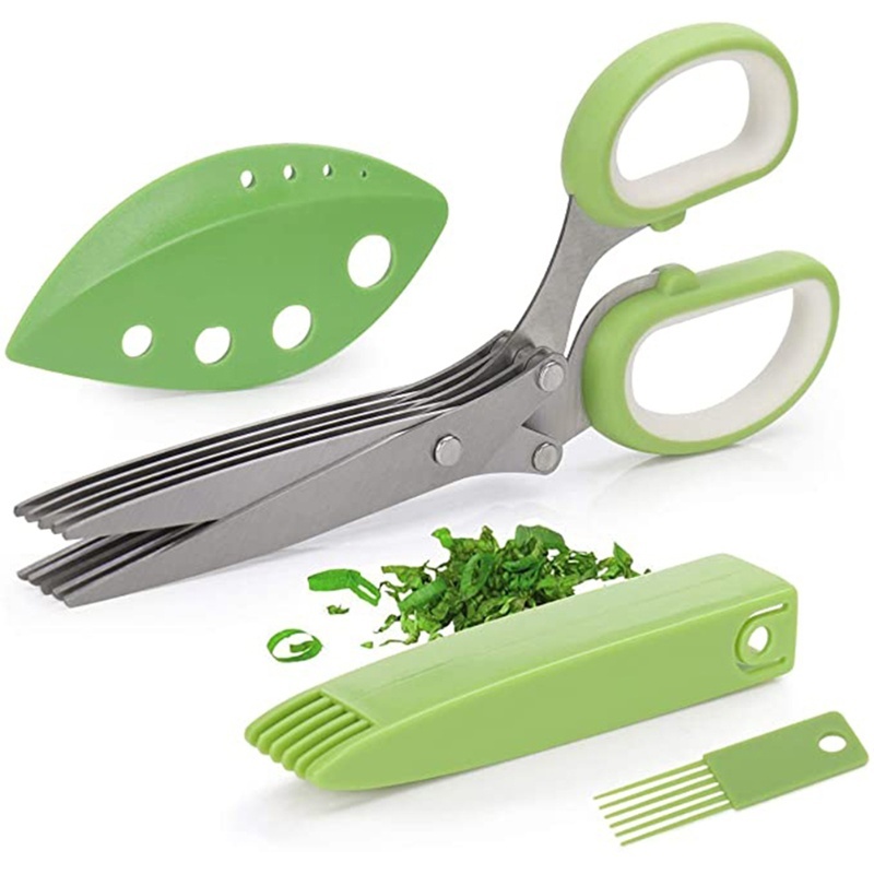 Herb Scissors 5 Blade - Kräuterschere mit 5 Klingen, Küchenhelfer, Schneider,