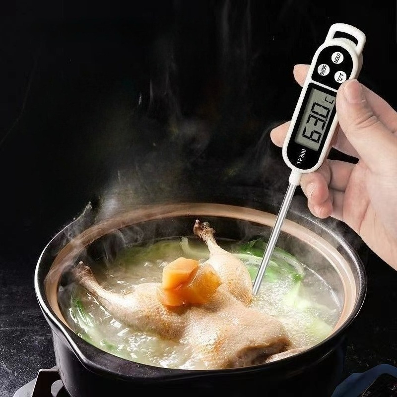 Kitchen Gadgets Website - 1-teiliges Lebensmittelthermometer, Küchenzubehör, Schlafsaal-Essential, sofort ablesbares
