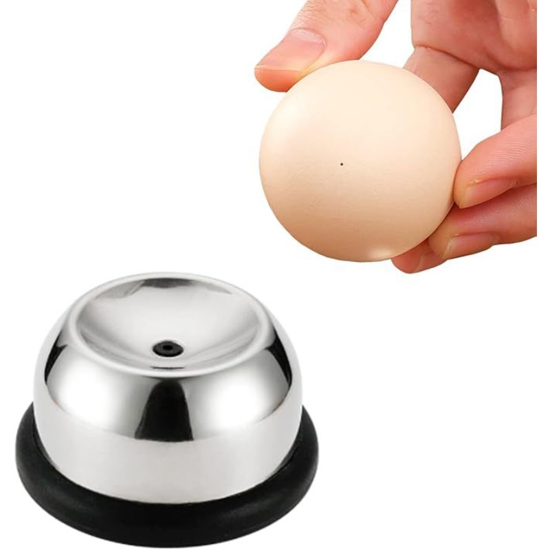 Egg Separator Tool - Edelstahl-Eierstecher: Nadel-Lochstanzer für Pocheier, Küchen- und