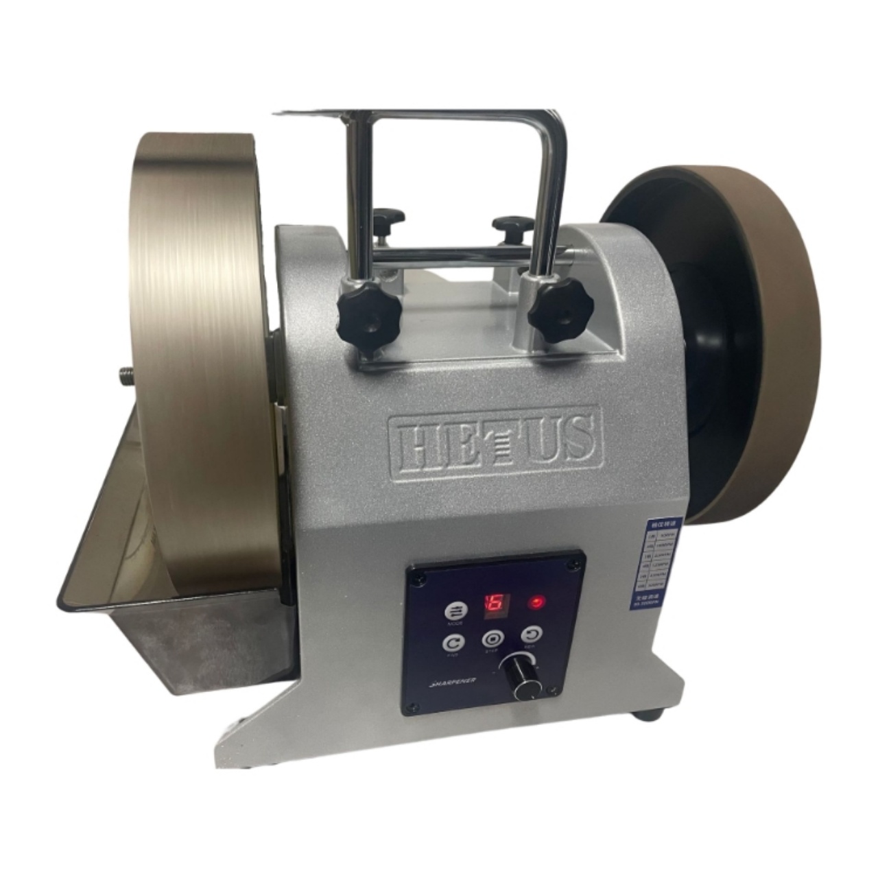 Knife Sharpener - Elektrischer 60-240V Industrie-Winkelschleifer mit Bürstenlosem Motor,