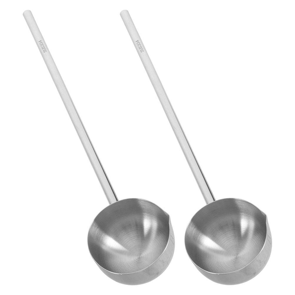 Kitchen Gadgets For Small Kitchens - 2 Stück Edelstahl-Schöpflöffel in Mini-Größe mit