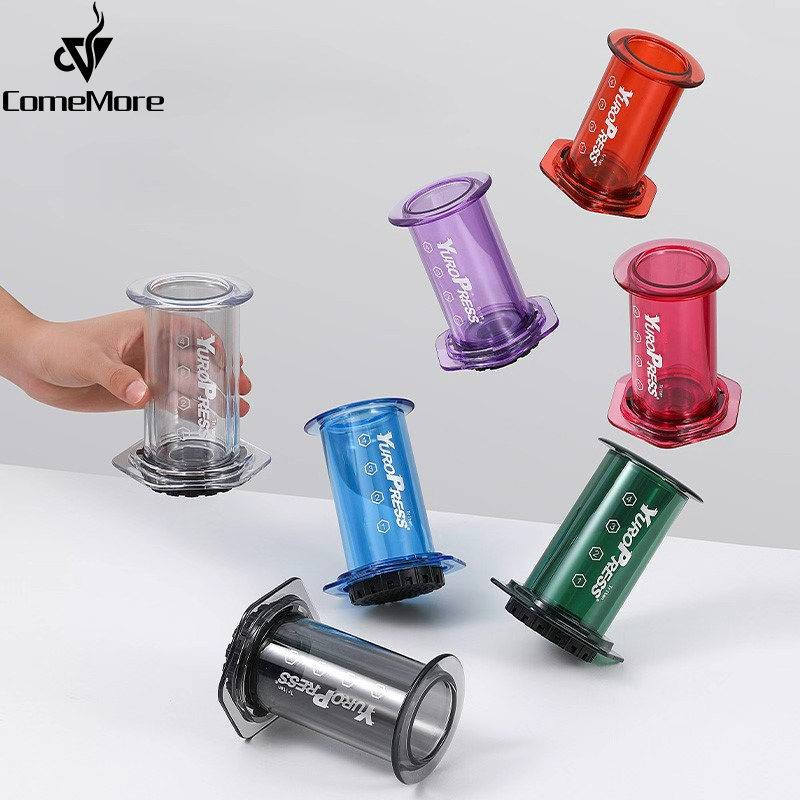 French Press Coffee Maker - Yuropress Tragbare Espresso-Kaffeemaschine, Luftpresse, Auto, Zuhause,