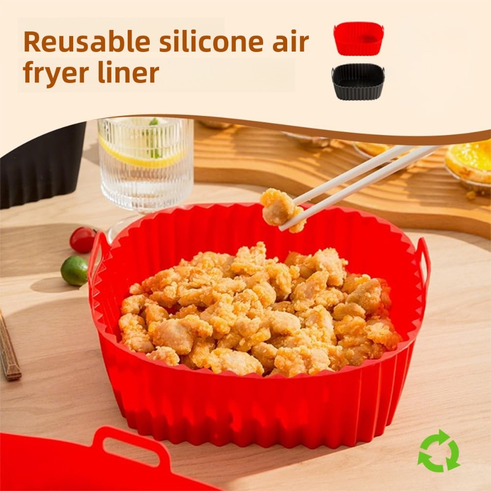 Quadratischer Silikon-Luftfrit – Kitchen Gadgets Air Fryer Bewertung und Preis