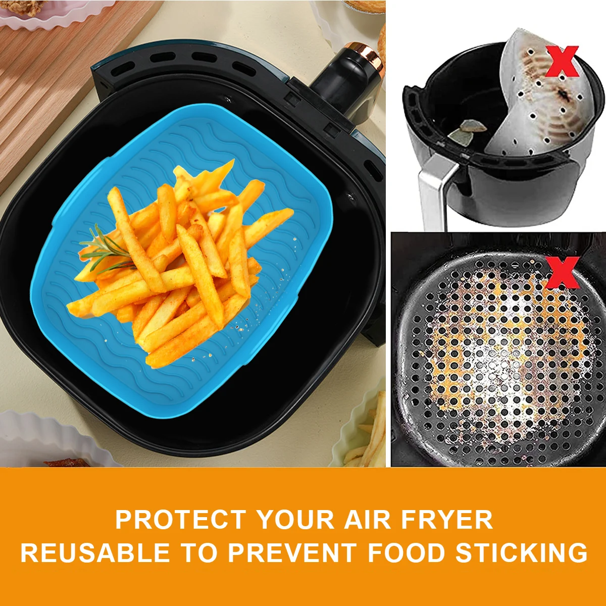 2Pcs Air Friteuse Silikon Line – Kitchen Gadgets Air Fryer Bewertung und Preis