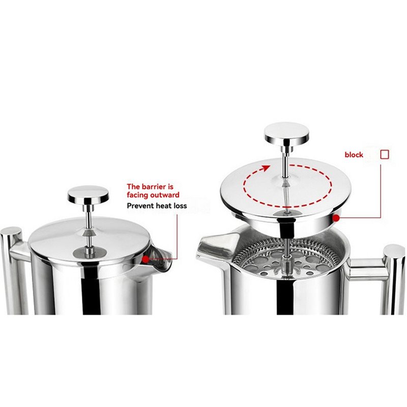 2X Edelstahl French Press Kaff – French Press Coffee Maker Bewertung und Preis