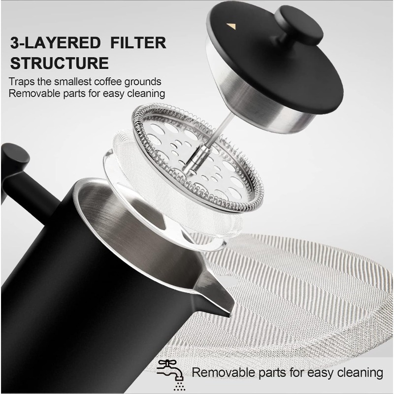 French Press Kaffeebereiter 34 – French Press Coffee Maker Bewertung und Preis