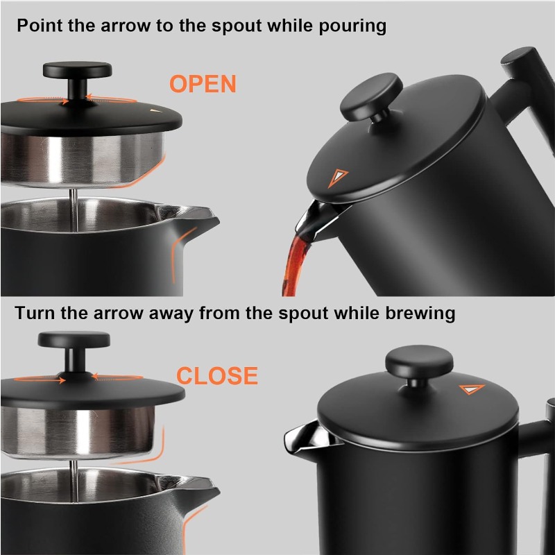 French Press Kaffeebereiter 34 – French Press Coffee Maker Bewertung und Preis