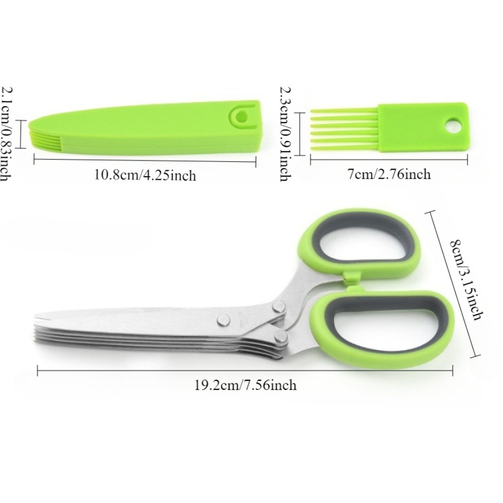 Mehrschichtige Schere, Küchens – Herb Scissors 5 Blade Bewertung und Preis