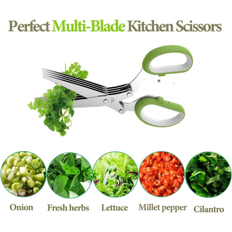 Hochleistungsschere mit 5 Klin – Herb Scissors 5 Blade Bewertung und Preis