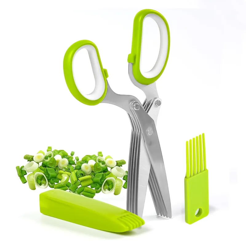 Kräuterschere aus Edelstahl mi – Herb Scissors 5 Blade Bewertung und Preis