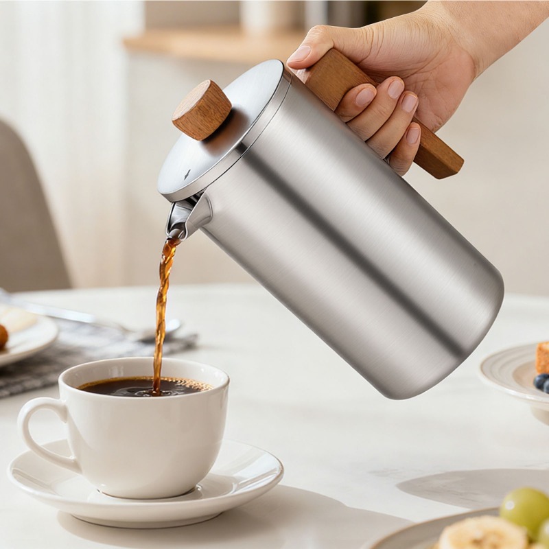 JUSTINLAU 1000ml Edelstahl Fre – French Press Coffee Maker Bewertung und Preis