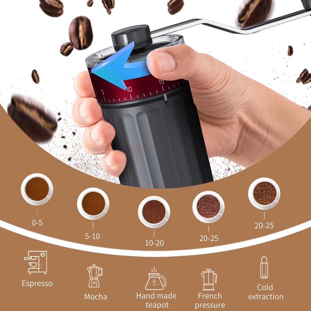 Manuelle Kaffeemühle mit 40 ex – French Press Coffee Maker Bewertung und Preis